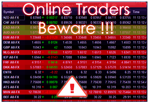 online trading scams