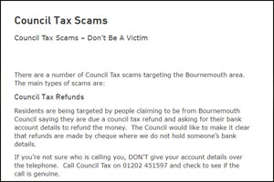 Council tax refunds