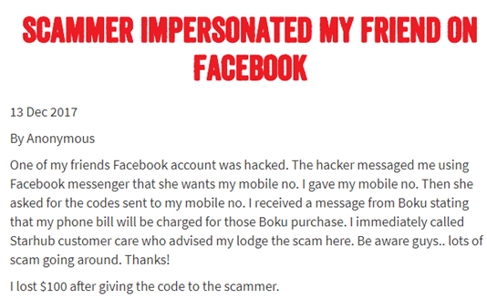 Facebook Impersonation Example-2