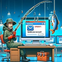 Phishing Scam Cartoon