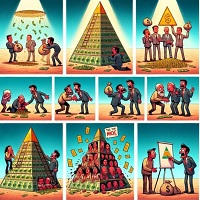 Pyramid Scam Cartoon