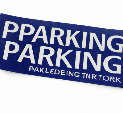 Fake parking ticket