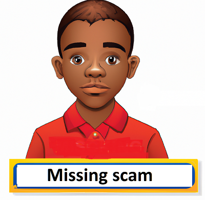missing child scam on Facebook
