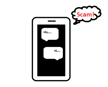 Texting with a Scam Artist