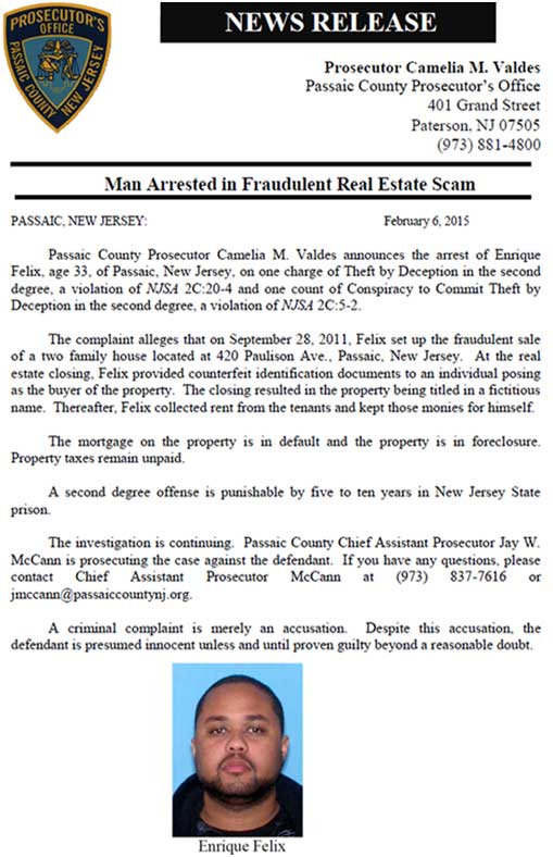 Man arrested in real estate scam