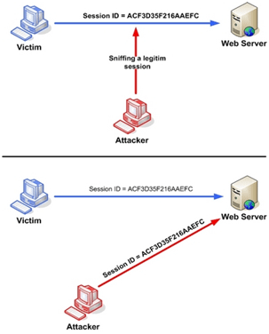 Illustration of Session Hijacking