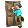 Door to door Scam Icon