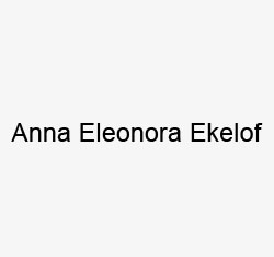 Anna Eleonora Ekelof