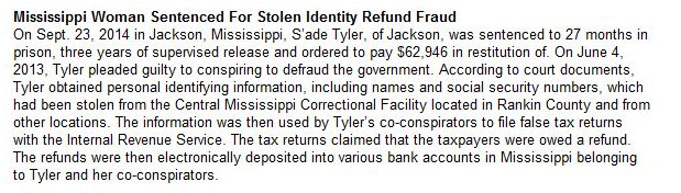 Identity Refund Fraud