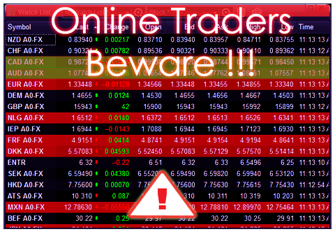 Beware of Online Trading Beware of Online Trading