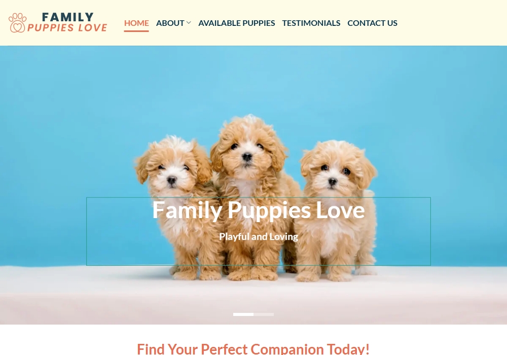 Family Puppies Love