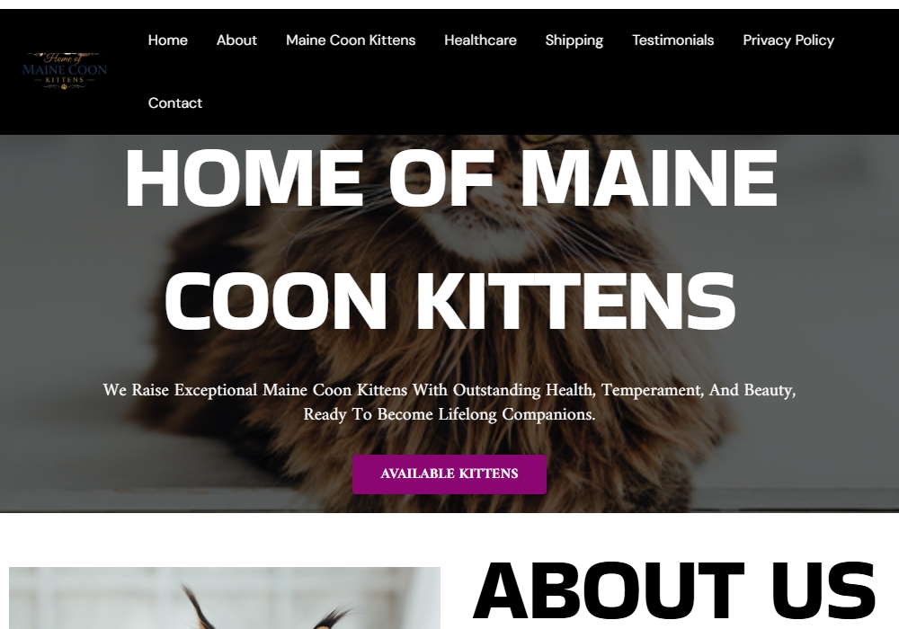 Home of Maine Coon Kittens