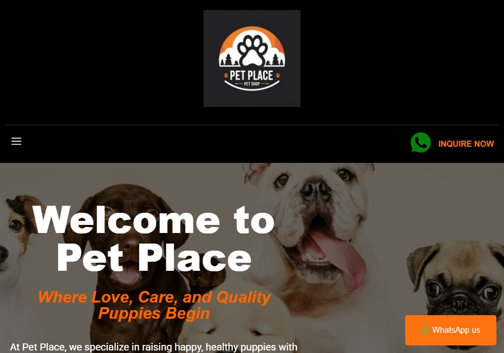 Pet Place / Joyous Puppies ZA