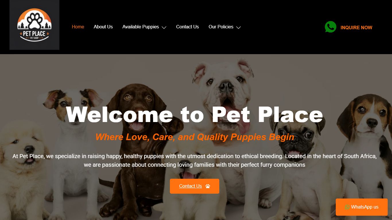Pet Place / Joyous Puppies ZA