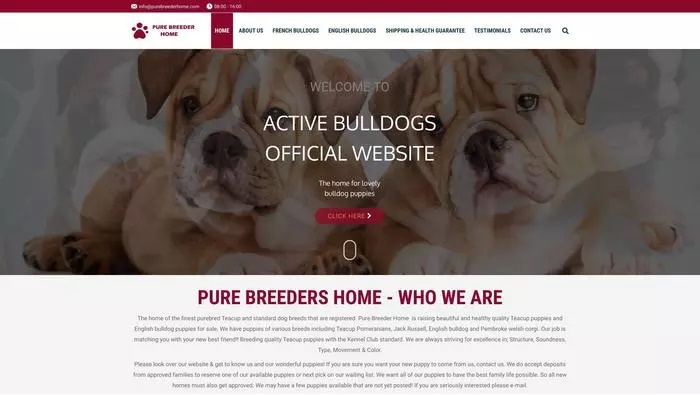 Pure breeder home