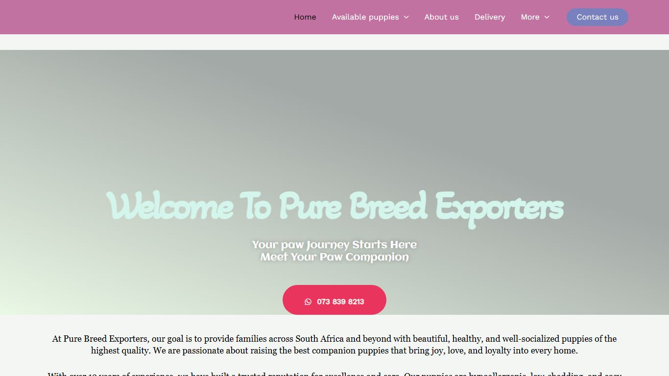 Pure Breed Exporters