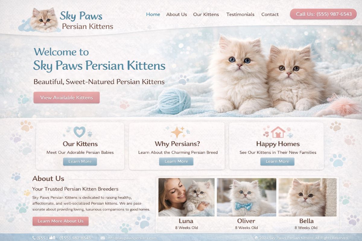 Sky Paws Persian Kittens Sky Paws Persian Kittens