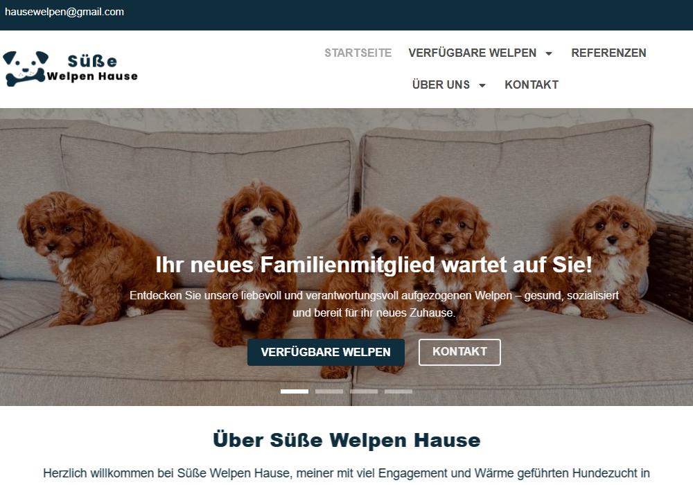 Sube Welpen Hause