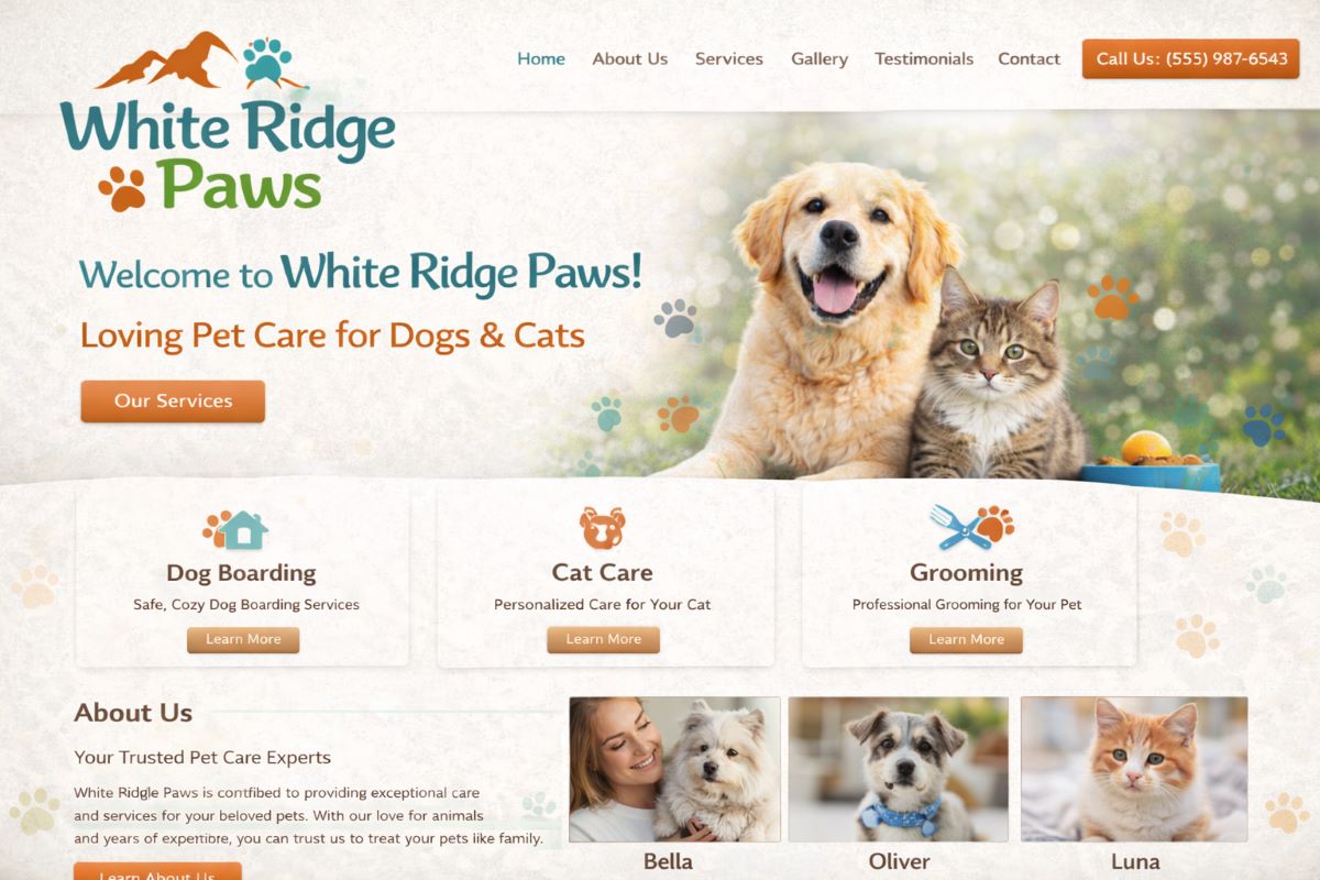 Whiteridge Paws
