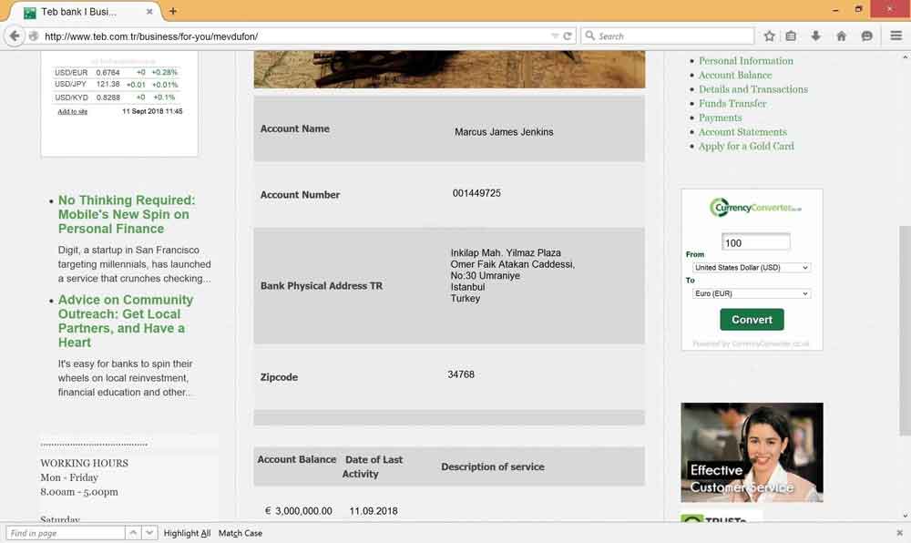 Marcus James Scammer Profile Male Scammer List - click to enlarge