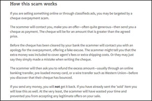 How the scam works