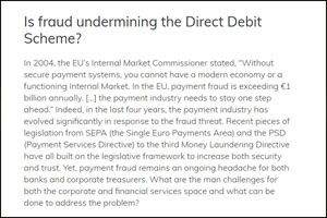 Direct debit scheme Direct debit scheme