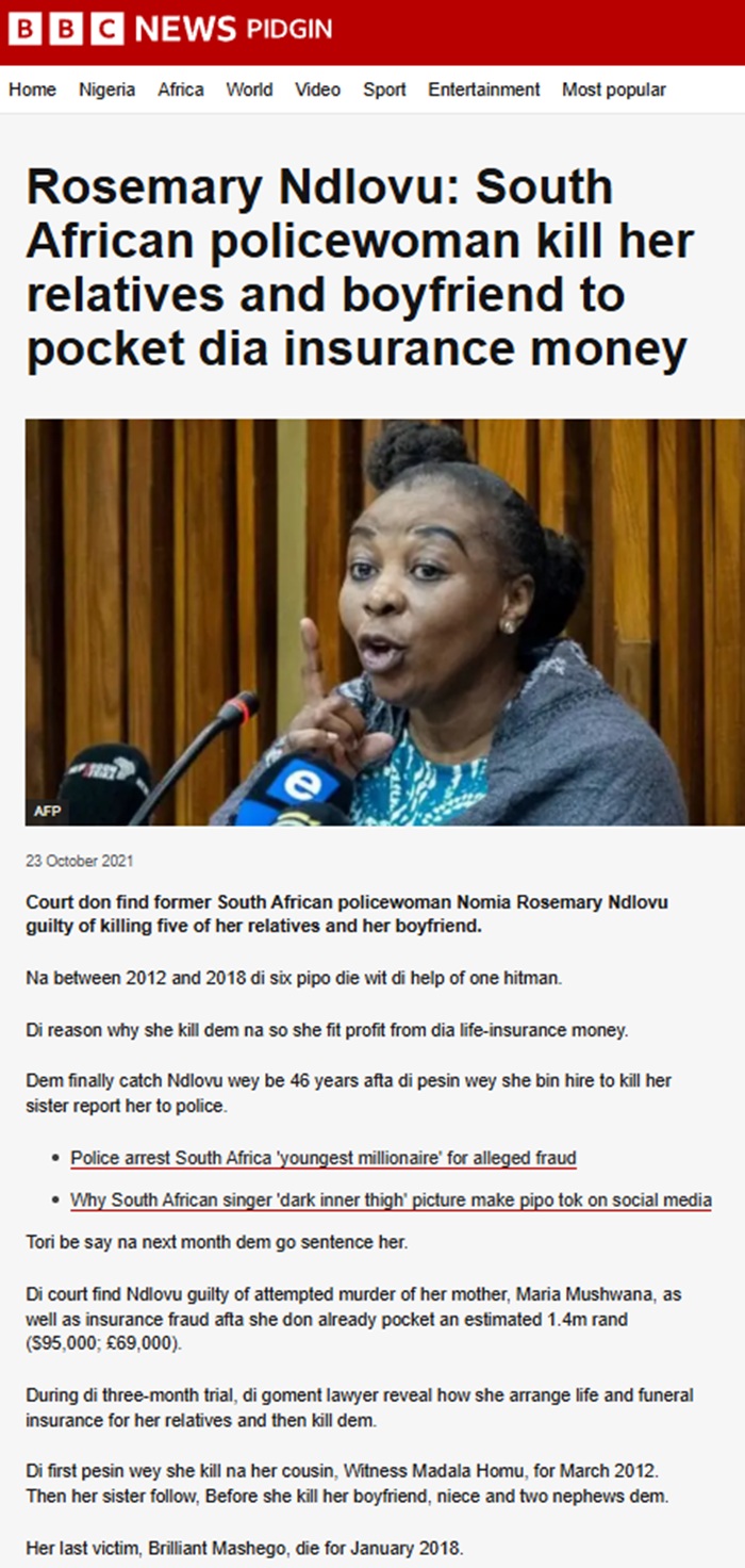 fraud-rosemary-ndlovu