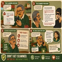 Health Insurance Renewal Scam Cartoon