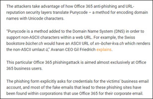 Attackers on office 365