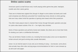 online gaming casino