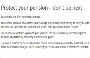 Protect your pension