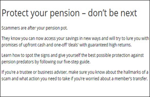 Protect your pension Protect your pension