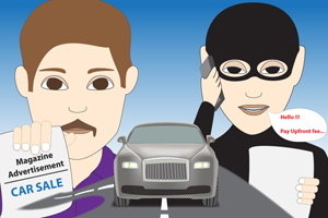vechicle matching scam ad